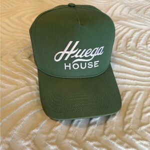 Huega House 'Woodland' 5-Panel Snapback Hat Fern Green / White